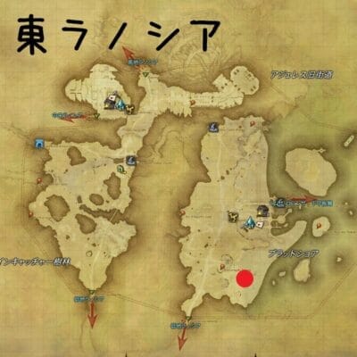 FATE キャンサー 東ラノシア 地図