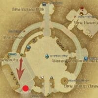 FF14 FATE バイカラージェム納品証 交換場所 ユールモア 地図