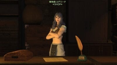 FF14 FATE バイカラージェム納品証 交換場所 モードゥナ NPC稀物商 エデリーナ