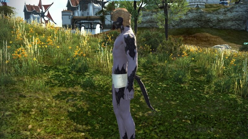 FF14　角鱗尻尾の色　アウラ・ゼラ　男性