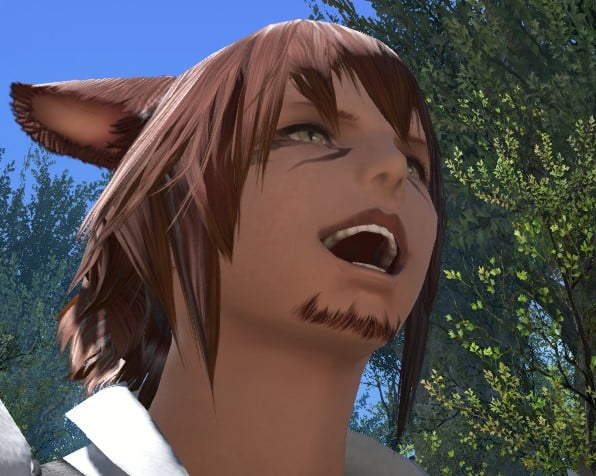 FF14　牙なし　ミコッテ　サンシーカー　男性