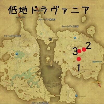 FATE 全面改修機「III号ゴブリガードJ型」 低地ドラヴァニア 地図