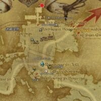 F14 FATE バイカラージェム納品証 交換場所 モードゥナ 地図