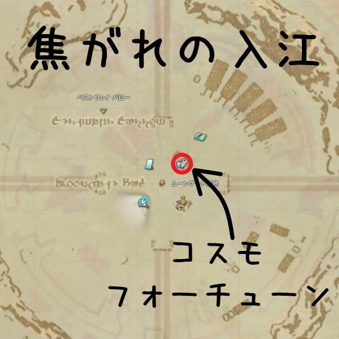 FF14 コスモエクスプローラー コスモフォーチューン 地図